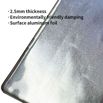 Good price 2.5mm vibration and noise reduction pad / with glossy aluminum surface / Anti Vibration Mat online