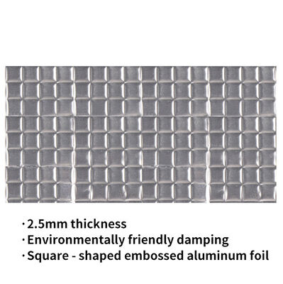 quality 2.5mm square embossed automobile vibration reduction / Vibration Damping Pads factory