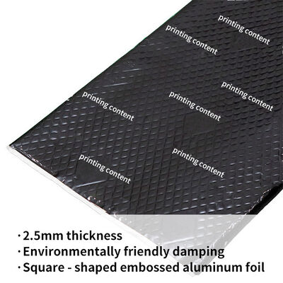 Good price 2.5mm automobile vibration reduction / aluminum foil with two-color printing / Auto Acoustic Pad online