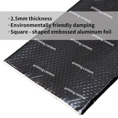 Good price 2.5mm automobile sound insulation / rhombus embossed aluminum foil / Anti Vibration Mat online