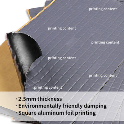 Good price 2.5mm automobile environmentally friendly vibration damping pad / Car Sound Proofing Mat online