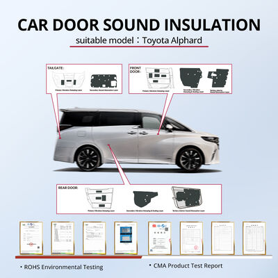 quality Toyota Alphard Car Door Sound Insulation Kit / Vehicle Audio Factory /  Direct-fit / Plug And Play Speakers / Customized Sound Insulation Solution factory
